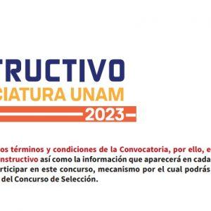Instructivo para la convocatoria UNAM Enero 2023